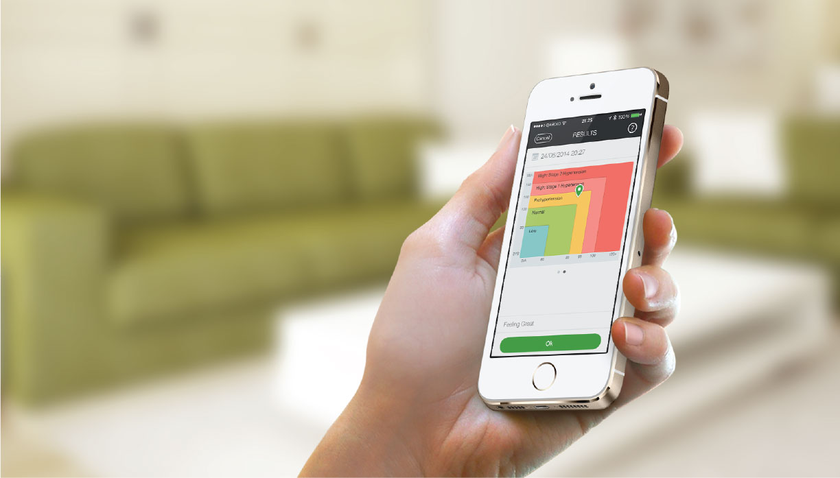 Qardio QardioArm Accurate Clinically Tested Medical Blood Pressure Monitor App