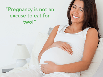 How much weight should I gain during pregnancy - Pregnancy is not an excuse to eat for two