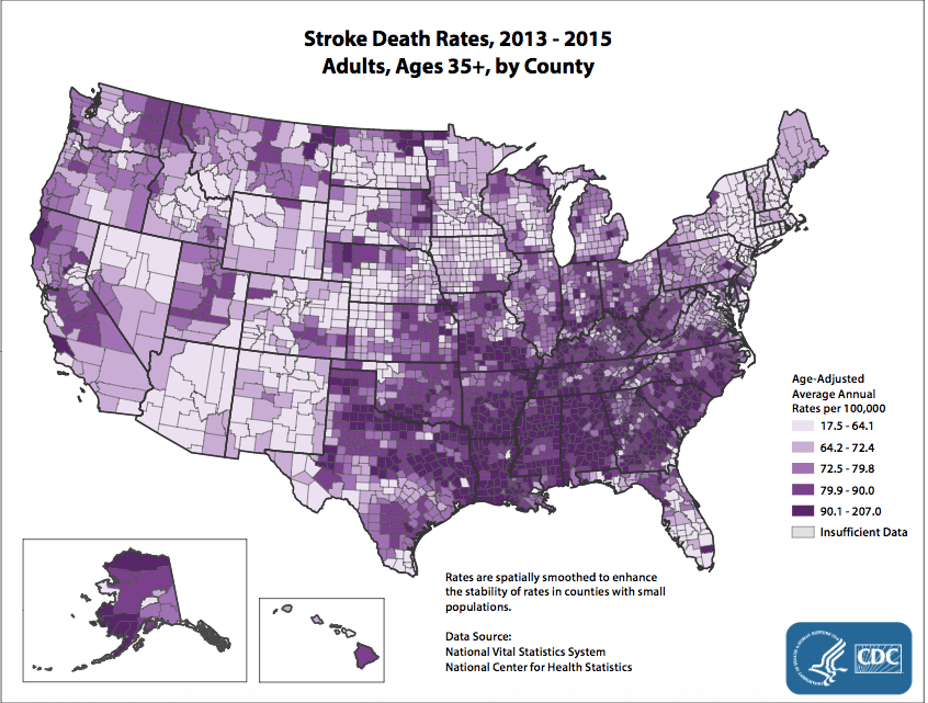 Stroke - US Map