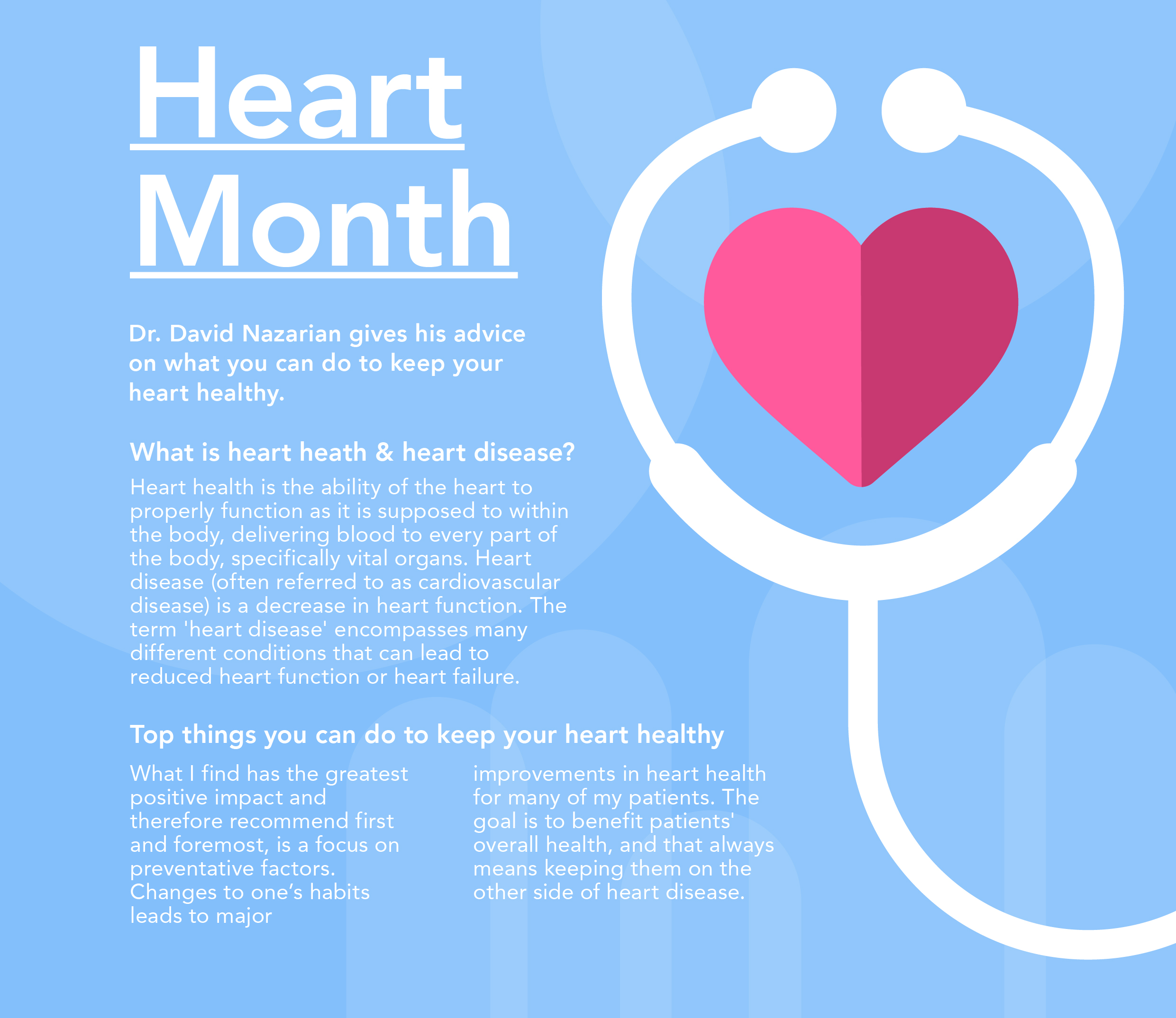 heart health tips infographic