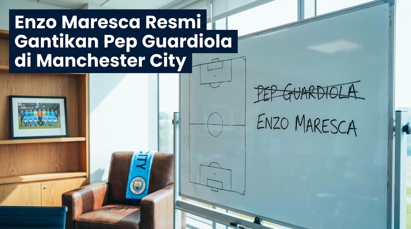 Enzo Maresca Resmi Gantikan Pep Guardiola di Manchester City