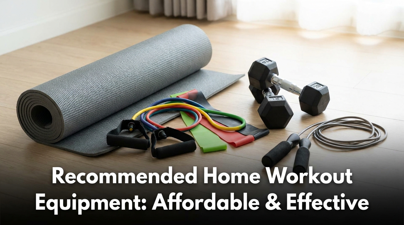 Recommended Home Workout Equipment: Affordable & Effective