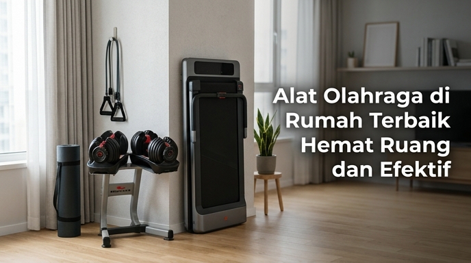 Alat Olahraga di Rumah Terbaik Hemat Ruang dan Efektif